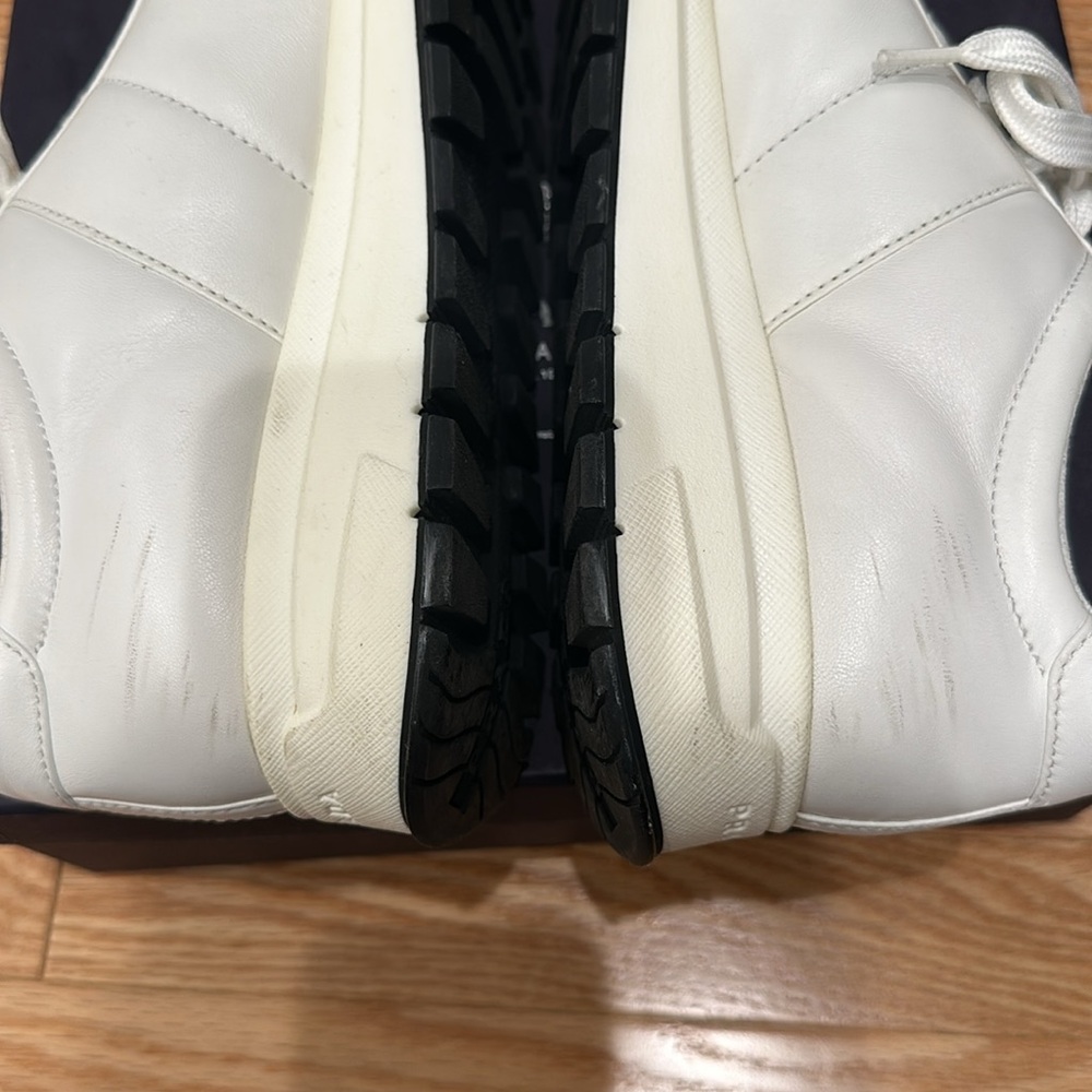 Prada calzature Donna white sneakers size 41 USA 10 - Picture 8 of 9